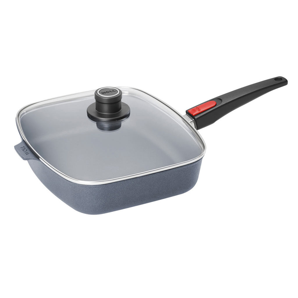 Woll Diamond Lite Rectangular Frying Pan 30 cm x 26 cm with lid